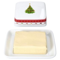 Weihnachtstraum Butterdose Mit Deckel FüR 250G Butter Weihnachten Porzellan