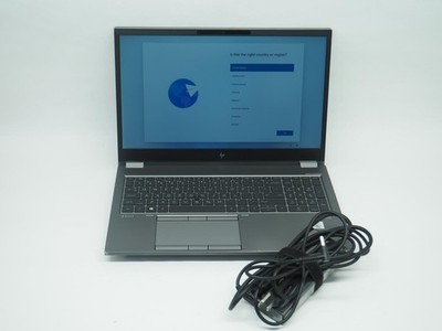 HP ZBOOK FURY 15 G7 15.5'' Intel i7-10850H 2.70GHz 32GB RAM 512GB NVMe Grade B