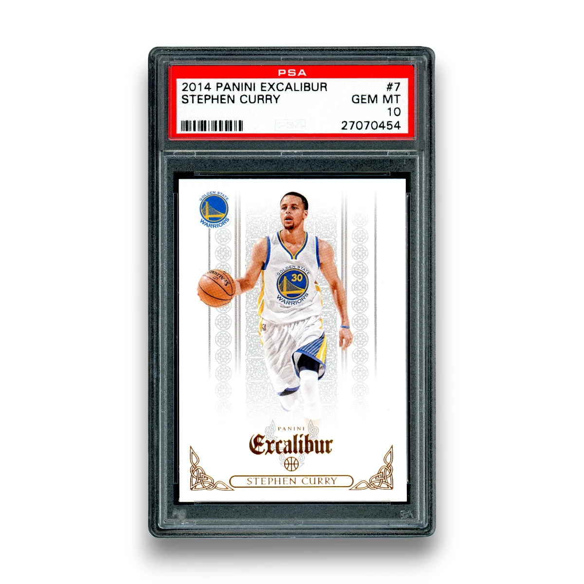 Stephen Curry Professional Sports Authenticator (PSA) Basketball