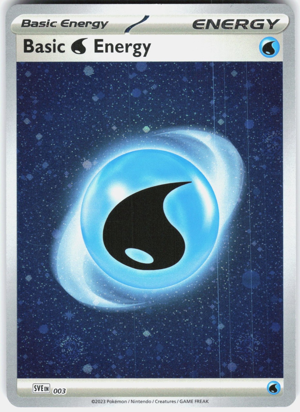 Basic Water Energy (Cosmos Holo) Holofoil [SVE - 003]