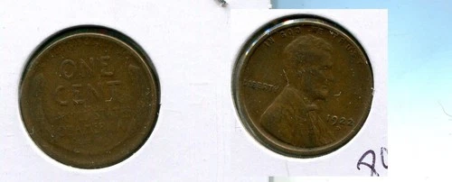 1922 D LINCOLN HEAD PENNY VG 8055T