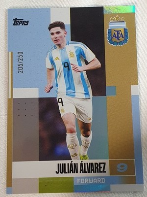 Topps Team Set Argentinien 2024-25 Julian Alvarez 205/250 Nr.22