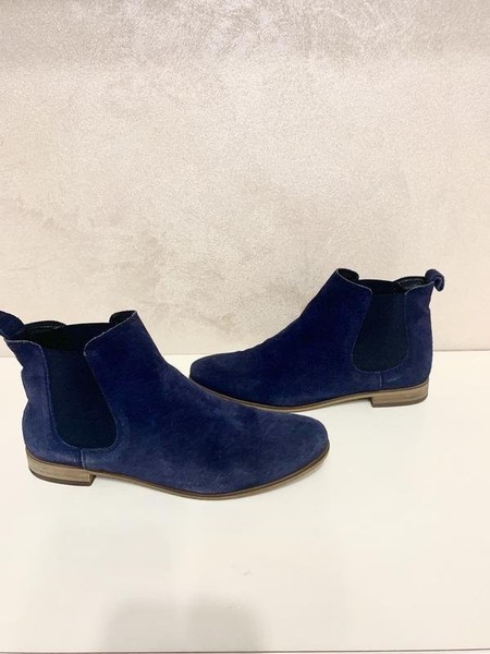 Women Ballin Boots Navy Suede 38.5