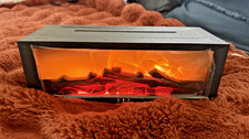 Fireplace Flame Air Diffuser Colors LED Aroma...