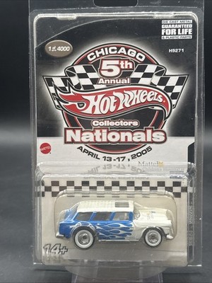  2005 Hot Wheels 5th Nationals Chicago Convention BLUE CHEVY NOMAD 1/4000 