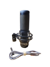 HyperX QuadCast S USB Microphone RGB Lighting Black Tested Working