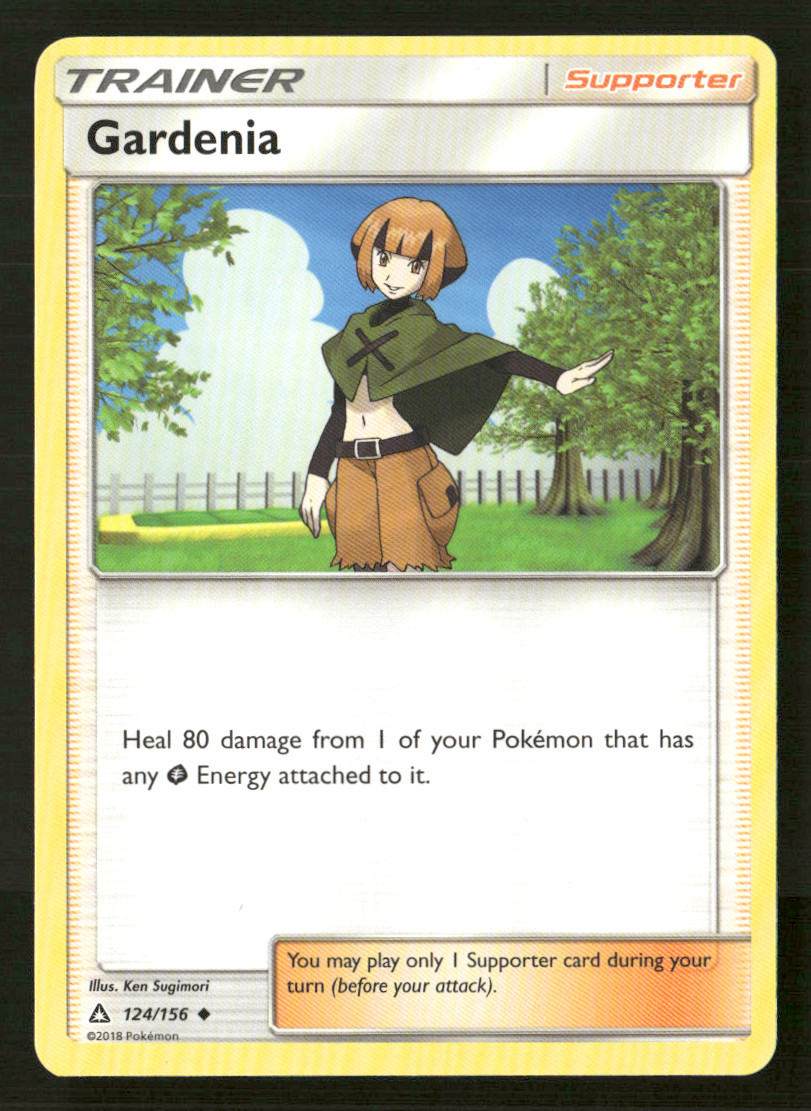 Gardenia Uncommon SM - Ultra Prism 124/156 LP Pokémon TCG