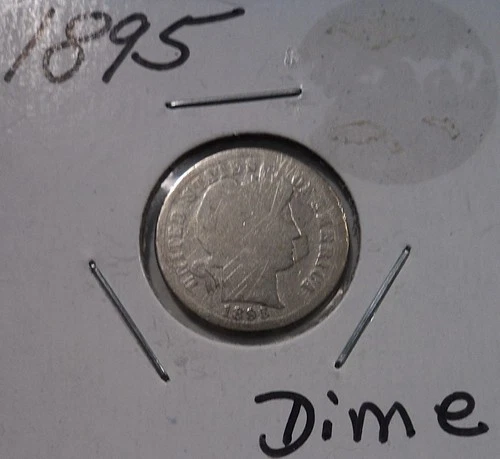 1895  Barber Silver Dime