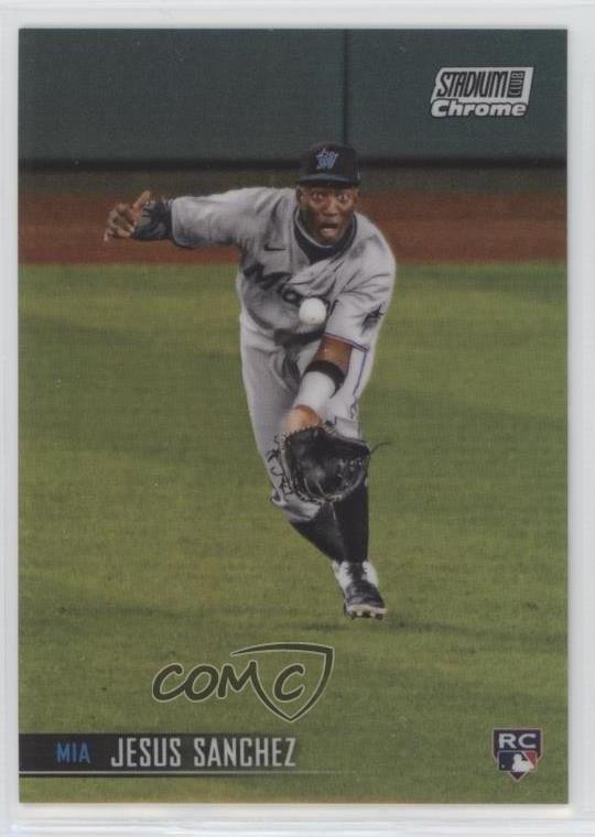 2021 Topps Stadium Club Chrome Refractor Jesus Sanchez #77 a2f