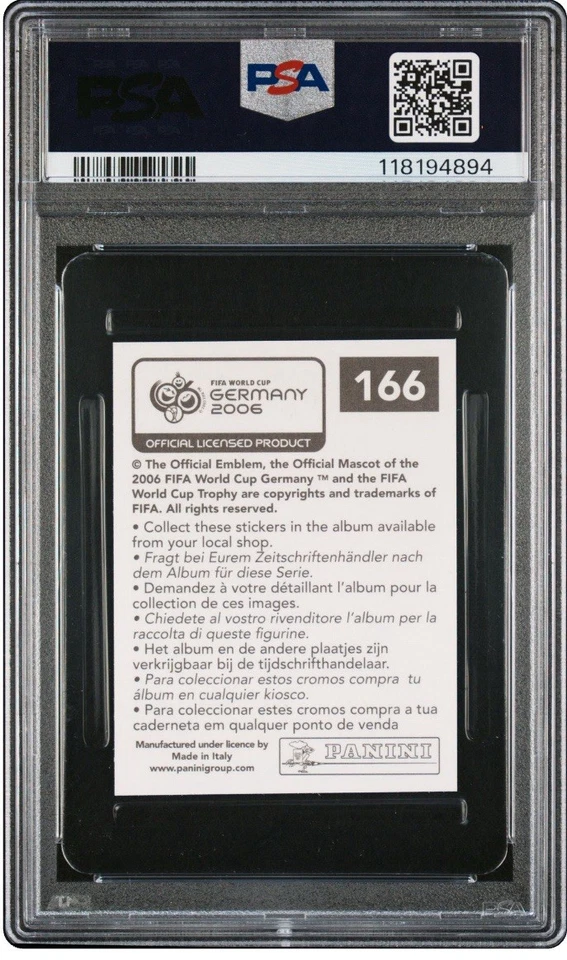 Pegatina Zlatan Ibrahimovic Panini Copa Mundial 2006 PSA 9/como nueva poco pop Foto 2 de 2