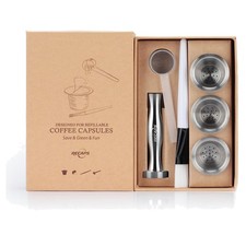 Edelstahl Nachfüllbare Kapseln für Kaffeevollautomat Umweltfreundlich