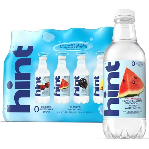 Hint 296B Fruit Infused Variety Bottled Water, 16 oz - 12 Pack