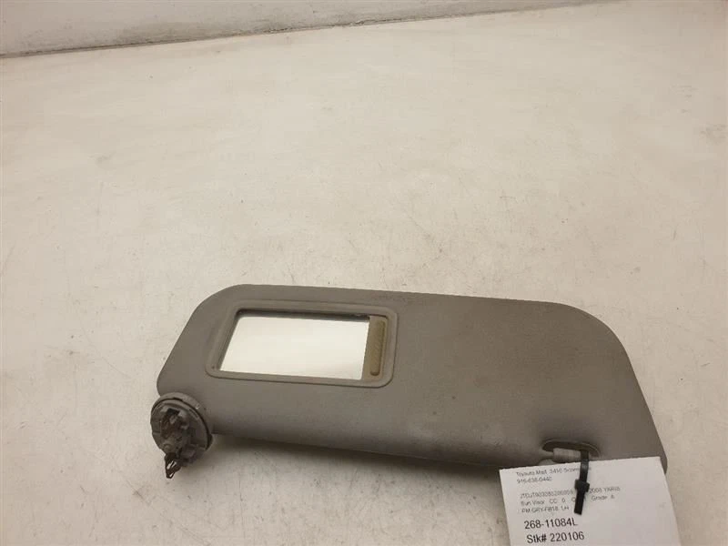 06-11 TOYOTA YARIS LADO DEL CONDUCTOR PARASOL VISERA Foto 3 de 4