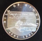 1991 Bill of Rights Life Liberty Pursuit Happiness Rare-999 Silver 1 Oz Art Coin