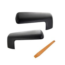 Mirror Cover Compatible with Silverado/Sierra 1500, Textured Texture Black
