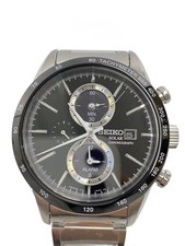SEIKO Solar Watch Analog Stainless v172 0ap0