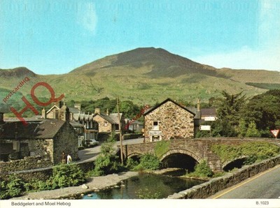 Ansichtskarte:; Beddgelert, und Moel Hebog, siehe Rückseite [Dennis]