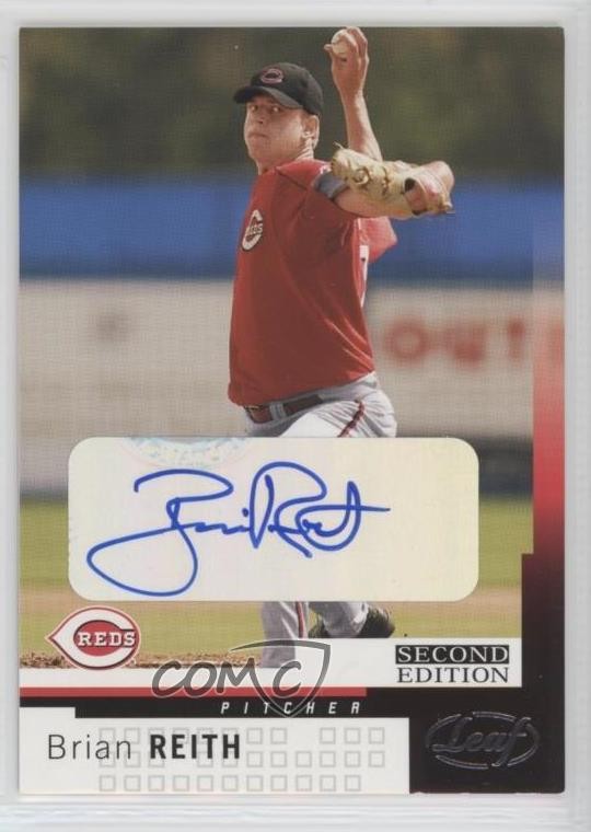 2004 Leaf Second Edition Auto Brian Reith #125 Auto 0v1