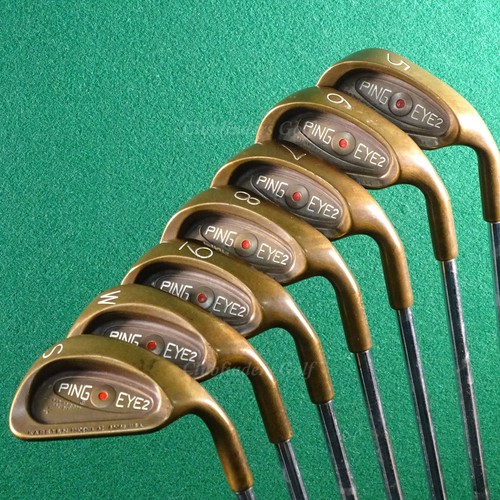 Set De Fers De Golf Ping Eye 3 - 5-PW, SW, Putter - Acier Rigide -0,25" - Occasion