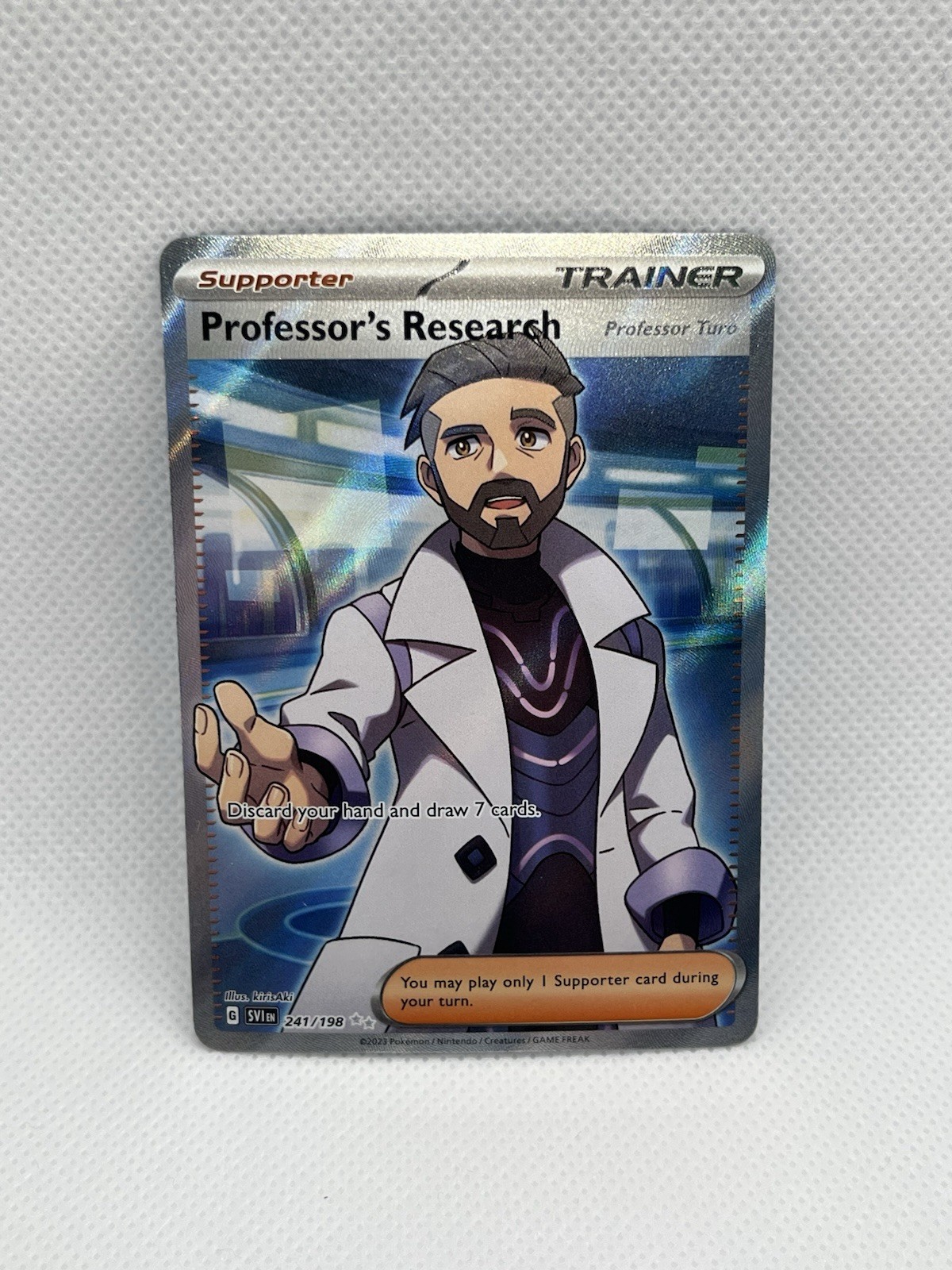 Professor’s Research (Professor Turo) SVI 241/198 Pokémon TCG 2024 Ultra Rare NM