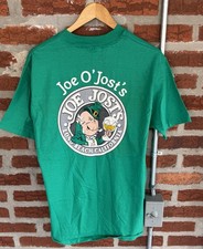 Vintage Hanes Single Stitch Irish Pub T Shirt—MADE IN USA—Long Beach Green Large