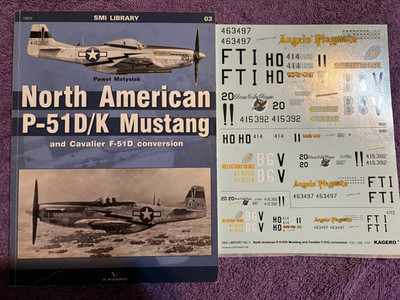 NORTH AMERICAN P-51D/K MUSTANG & CAVALIER F-51D CONVERSION WITH DECALS
