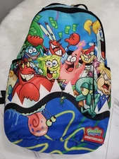 Sprayground Spongebob Shark Squad backpack Rare Gaming Backpack