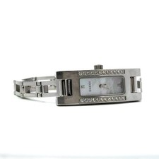 Gucci 3900L Watch with Diamond Bezel and Mother of Pearl Dial Ladies Box Papers