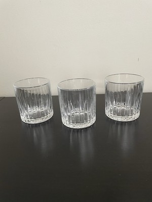 RCR Timeless Cocktail Eco Crystal Short TumblerGlasses, Set of 3 Made in Italy