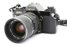 Exc 4/Canon AV-1 Black SLR Film Camera New FD 35-70mm f/4 MF Zoom Lens Japan