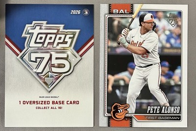 Pete Alonso - Oversized Image Variation - 2026 Topps Series 2 #400