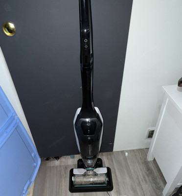 BISSELL CrossWave Cordless Max Bagless Stick Vacuum Multi Surface Black/White