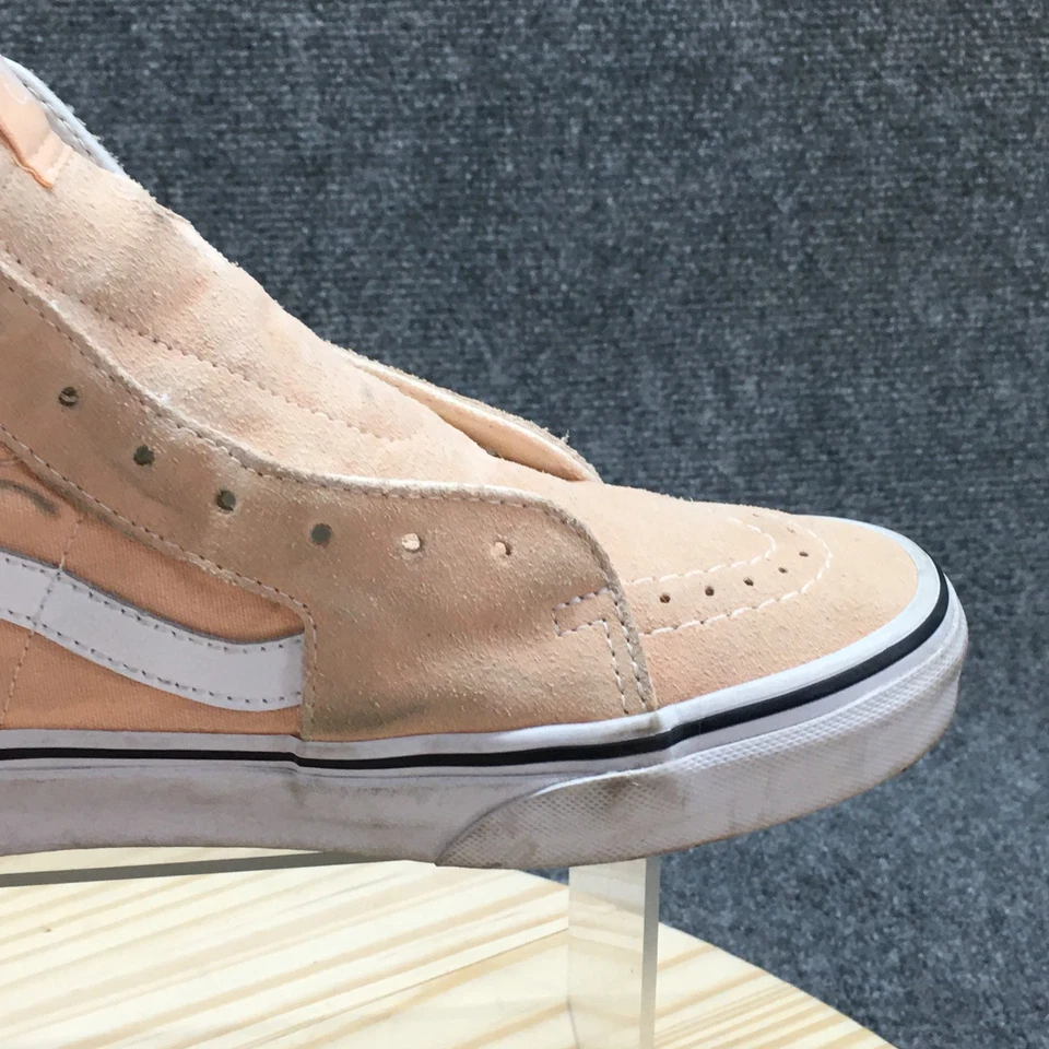 Vans Zapatos Mujer 8 Hombres 6.5 Old Skool Zapatillas de Monopatín Melocotón Alto 751505 Foto 3 de 4