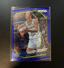 Panini 2025 Prizm WNBA Maddy Siegrist Dallas Wings Blue velocity Prizm #50