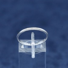 sz 9.25, vtg Sterling silver handmade ring, 925 wedding band, stamped 925