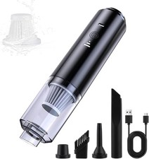 Computer Vacuum Cleaner Cordless, Strong Suction Blowing 4-in-1 Handheld with