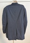 2-Button Blue & Black Houndstooth Size 44 Men’s Sports Coat Laurent By Oxxford — photo 5