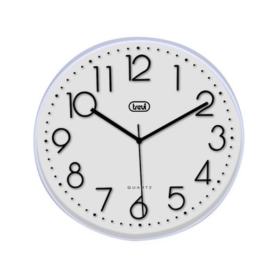 Hama – Orologio Da Parete Extra Cerchio, Design Moderno, Cassa Argento E Quadrante Bianco - 3