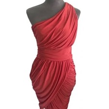 Soprano One Shoulder Dress Ruched Bodycon Cocktail Party USA S from Nordstrom