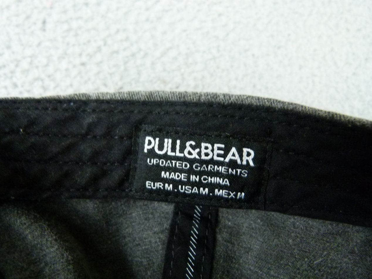 Pull&Bear Gray Adjustable Strapback Logo Hat Size… - image 7