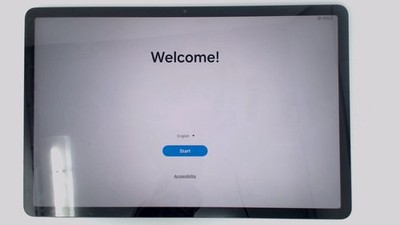 Samsung Galaxy Tab S7 FE 5G SM-T738U 12.4'' Tablet (Gray 64GB4GB) AT&T CRACKED