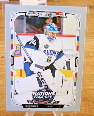 2025-26 O-Pee-Chee 4 Nations Face-Off - Juuse Saros - Finland #521