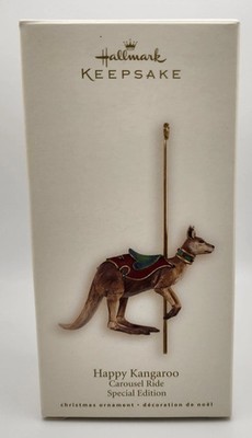 2008 Hallmark  Ornament Happy Kangaroo Carousel Ride Special EditionAM-10-7-442
