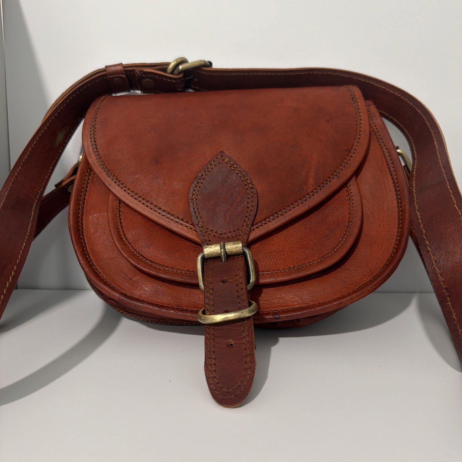 Leathernative  Purse Medium Messenger Crossbody B… - image 1