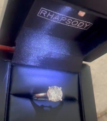 2 Carat Engagement Ring Lab Grown SET In Platinum Full Certified S.G.L - Picture 9 of 14