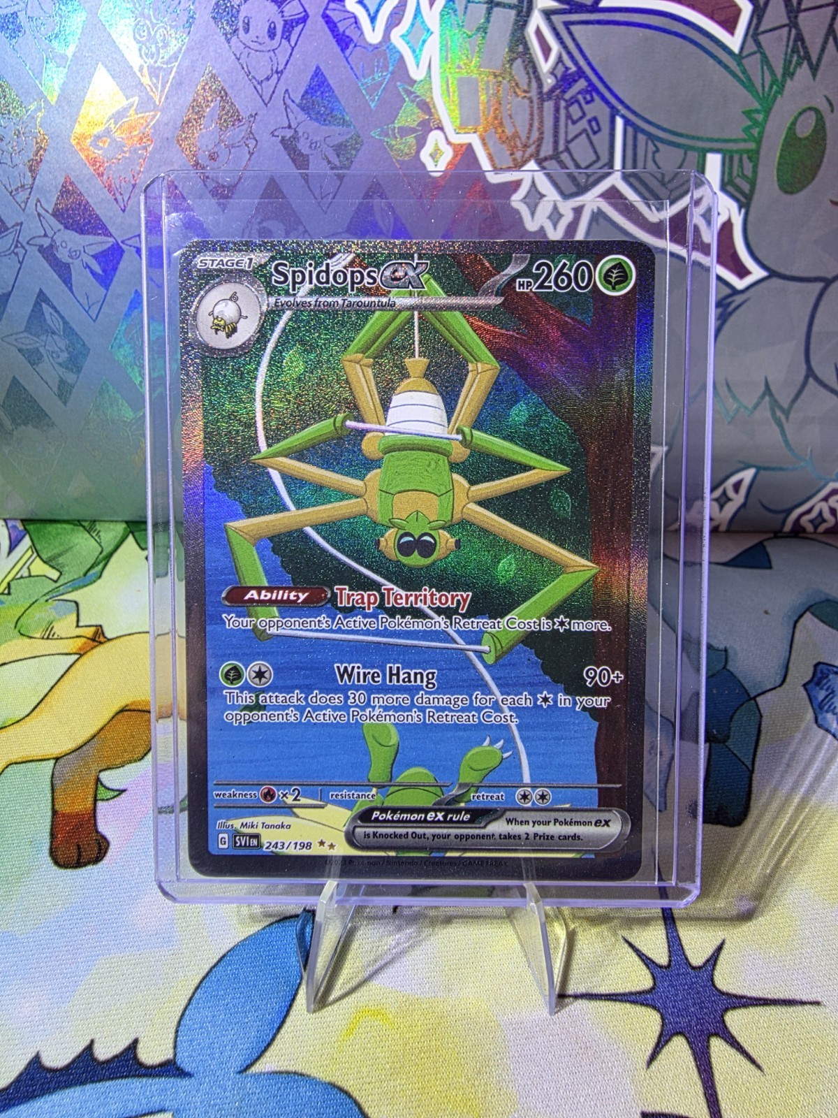 Spidops ex 243/198 SV01: Scarlet & Violet Base Set Holo SIR