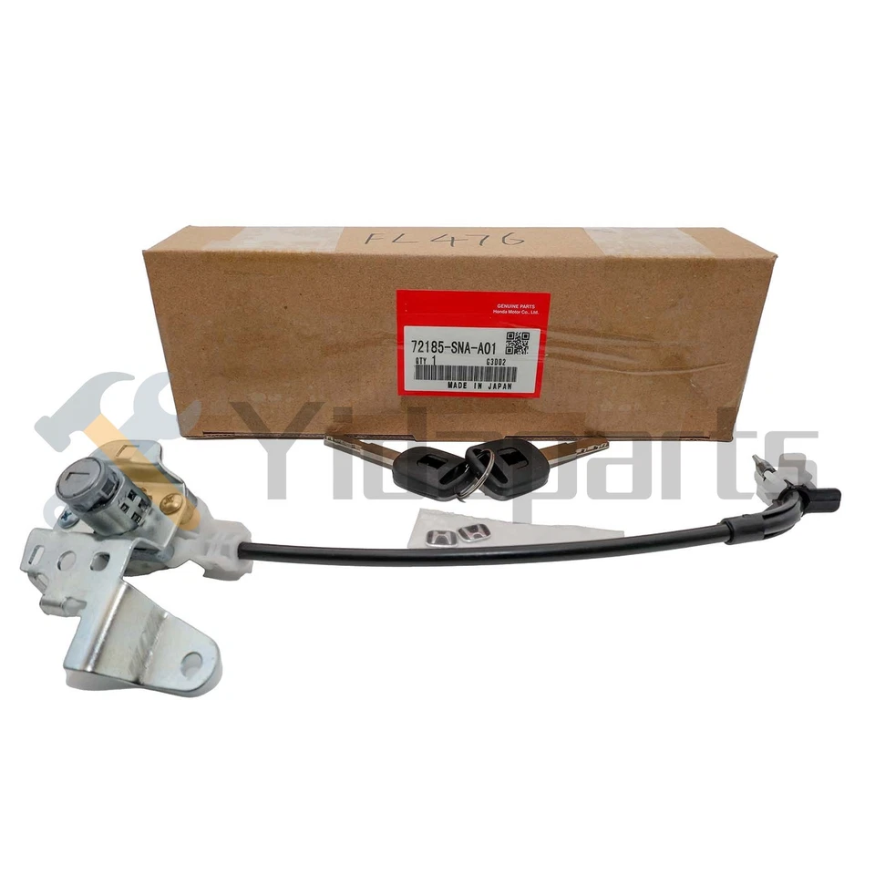 OEM NEW For Honda CIVIC 2006-11 Driver Door Lock Cylinder & 2 Keys 72185-SNA-A01 - Imagem 4 de 4