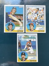 Sambito Smith Garner lot Of 3 Baseball Cards