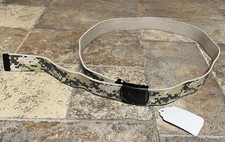 ACU Digital Camouflage Military Cotton Web Belt w/ Black Buckle Rothco 4280 4281
