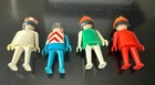 Vintage Playmobil Figure Lot of 4 - 1974 Geobra Construction Workers Hard Hats — photo 6